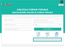 Tablet Screenshot of calcolacodicefiscale.net